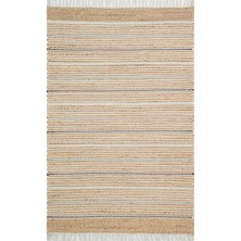 Eko Halı Ech 05 Natural Grey El Dokuma Doğal Hasır Jüt Halı Kilim