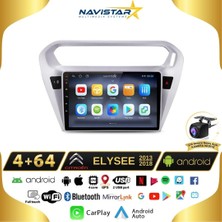 Navistar Citroen Elysee 4gb + 64GB Kablosuz Carplay 2013-2018 Android 13