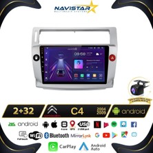 Navistar Citroen C4 2004 - 2009 Model 2gb + 32GB Android 13 Kablosuz Carp