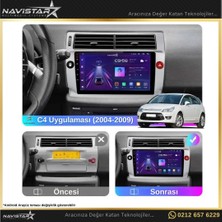 Navistar Citroen C4 2004 - 2009 Model 2gb + 32GB Android 13 Kablosuz Carp