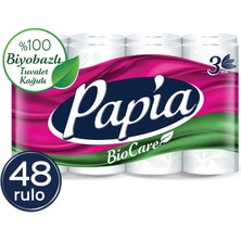 Papia Biocare Tuvalet Kağıdı 48 Rulo