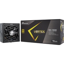 Seasonic Vertex Gx 1200W Atx 3.0 80+ Gold Pcıe 5.0 Tam Modüler Güç Kaynağı (SSR-1200VGX)