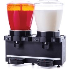 Samixir Panoramik 22 Twin Fıskiyeli ve Karıştırıcılı Soğuk Içecek Dispenseri 22 L + 22 L