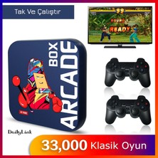 Arcade PS1/PSP/N64 Retro Arcade Box Video Oyun Konsolu 4K Hd Ekran Tv Oyun Kutusu Emülatörü