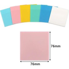 Ezoshop Şeffaf Renkli Postit Yapışkan Post-It Not Kağıdı Karenot Deniz