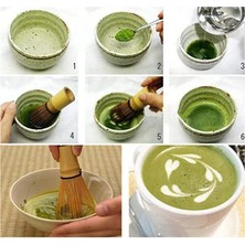 Sunnimix Japon Tarzı Çırpma Seti Matcha Töreni Başlangıç ​​mavi Kullanımı Kolay (Yurt Dışından)