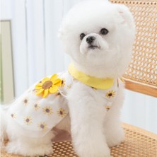 Dolce Pets Kedi Köpek Kıyafeti Sunflower Dress/ayçiçeği Elbise