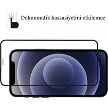 CepStok iPhone 12 Kırılmaz Cam 5d Tam Kaplayan 9h Temperli Ekran Koruyucu