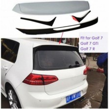Paşa Tuning Volkswagen Golf 7 - 7.5 (2012 Sonrası) Gtı Spoiler 4 Parça (Plastik)