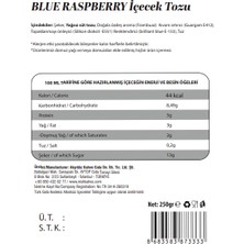 Nish Blue Raspberry Aromalı Toz İçecek 250 gr