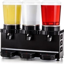 Samixir Panoramik 10 Triple Soğuk Içecek Dispenseri 10 L + 10 L + 10 L