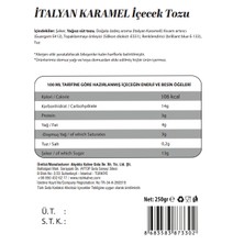 Nish İtalyan Karamel Aromalı Toz İçecek 250 gr