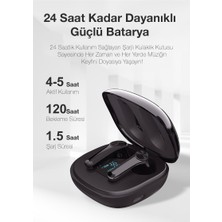 Coofbe Dijital Göstergeli 300MAH Şarj Kutulu Bluetooth Kulaklık Chipsetli Gürültü Engelleyici Kulaklık