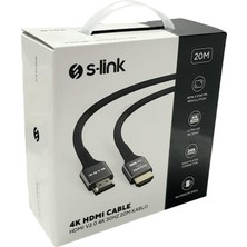 S-Link 4K 20MT HDMI Kablo V2.0 30HZ SLX-HD4K20