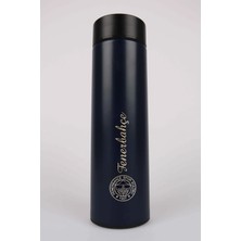 Me Çanta Fb Çelik Matara Lacivert Yazılı Termoslu 500 Ml. 509519