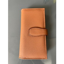 SANAT LEATHER Sl-Cr7 Vegan Deri Telefon Bölmeli Şık Cüzdan 18,5 cm x 9,5 cm Sanat Leather