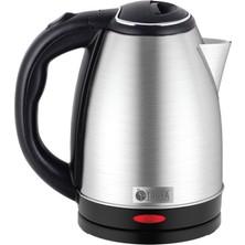 Troya By Hook Master Heat Otel Tipi 1.2 Litre 1500 Watt Kettle - Su Isıtıcı