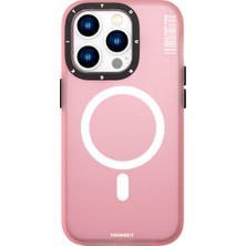 YoungKit iPhone 14 Pro Max Uyumlu Kılıf Magsafe Şarj Özellikli Youngkit Colored Sand Serisi Kapak