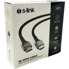 S-Link 4K 30MT HDMI Kablo V2.0 30HZ SLX-HD4K30