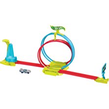 Hot Wheels Neon Yarışlar Çifte Çemberde Yarış Seti HPC05