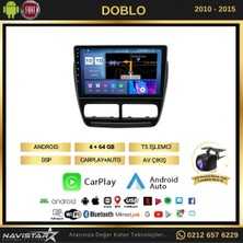 Navistar Fiat Doblo 2010-2015 Model 4gb + 64GB Android 13 Kablosuz Carpla