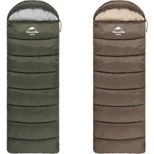 Naturehike U250 Zarf Tarzı Kapüşonlu Uyku Tulumu -10°c.kahverengi.right