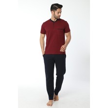 Öztaş 12040 Erkek Yazlık Kısakol  Pijama Takım