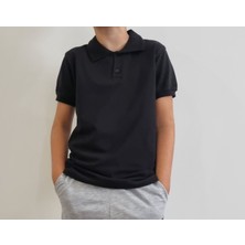 Zeydan Kids Kısa Kollu, %100 Pamuk,Okul ve Günlük Kullanım İçin Polo Yakalı Tshirt