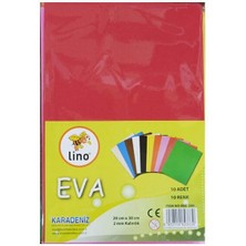 Lino Eva 20X30 Cm. Karışık Renk 10'lu (RBE-200)