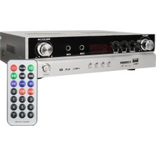 Magicvoice Dexter Magıcvoıce MV-22561 2X50 Watt Usb/sd/bt/uk Bluetoothlu Stereo 2 Mikrofon Girişli Trafosuz Anfi