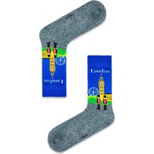 Carnaval Socks London Tasarımlı Renkli Çorap
