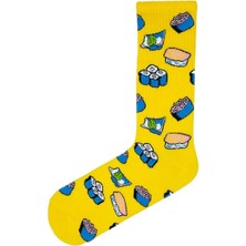 Carnaval Socks Sushi Desenli Renkli Spor Çorap