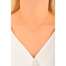 Cebeci 14 Ayar Rose Baget Altın Kolye