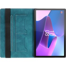 Puluz Lenovo Tab P11 Pro Gen 2 Için Deri Tablet Kılıfı - Koyu Yeşil (Yurt Dışından)