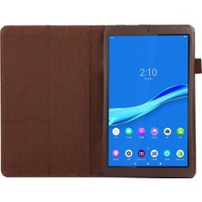 Puluz Lenovo Tab M8 4th Gen Için Deri Tablet Kılıfı - Kahverengi (Yurt Dışından)