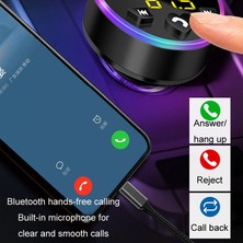 Puluz Araba Mp3 Bluetooth Araba Şarj Cihazı - Siyah (Yurt Dışından)