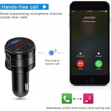 Puluz X20 Siyah Araba Bluetooth Elleri - Siyah (Yurt Dışından)