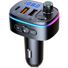 Puluz T65 Araba Bluetooth Uyumlu Fm 5.0 Verici - Siyah (Yurt Dışından)