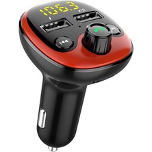 Puluz BT21 Araba Bluetooth Mp3 Çalar Wiress Fm Verici - Siyah (Yurt Dışından)