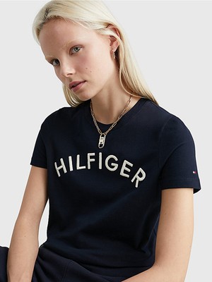 Tommy Hılfıger Kadın T-Shırt WW0WW37864-DW5