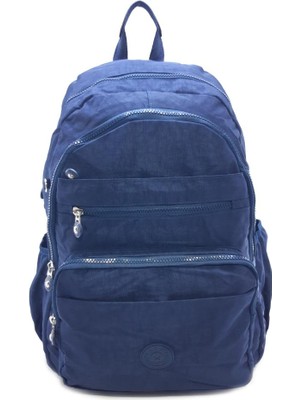 Baginn Klinkır Okul Çantası Yağmur Geçirmez Çok Cepli Hafif Kumaş Lise Ortaokul Okul Çantası Kadın Sırt Çantası