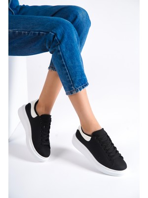 Mubiano MBMKQ200-GRB Kadın Kalın Taban Gri/beyaz Sneaker & Spor Ayakkabı
