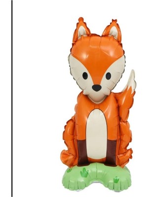 Bal10 Dünyası Ayaklı Tilki Folyo Balon 49X26 cm
