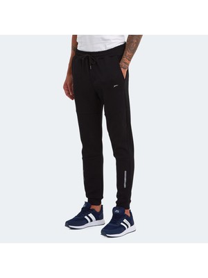 Slazenger KOX I Erkek Slim Fit Eşofman Altı Siyah