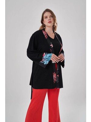 Mizalle Desen Garnili Kimono