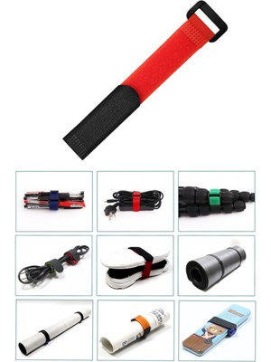 Ecuy Kablo Düzenleyici Ters Toka Kablo Toplama Bağlama Hook & Look Kablo Kemer Kanca Toplama 2 Adet