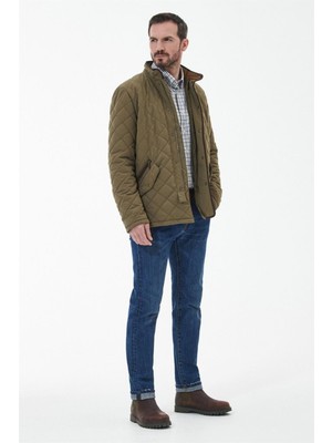 Barbour Erkek Waterproof Shoveler Mont OL52 Clay