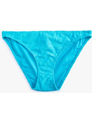 Koton Çiçek Dokulu Bikini Altı Normal Bel