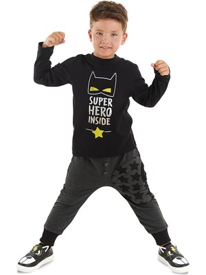 MSHB&G Süper Kahraman Erkek Çocuk T-Shirt Pantolon Takım