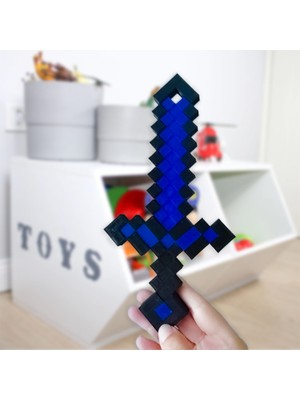 Asi Minecraft Oyuncak Mavi Kılıç 24 cm